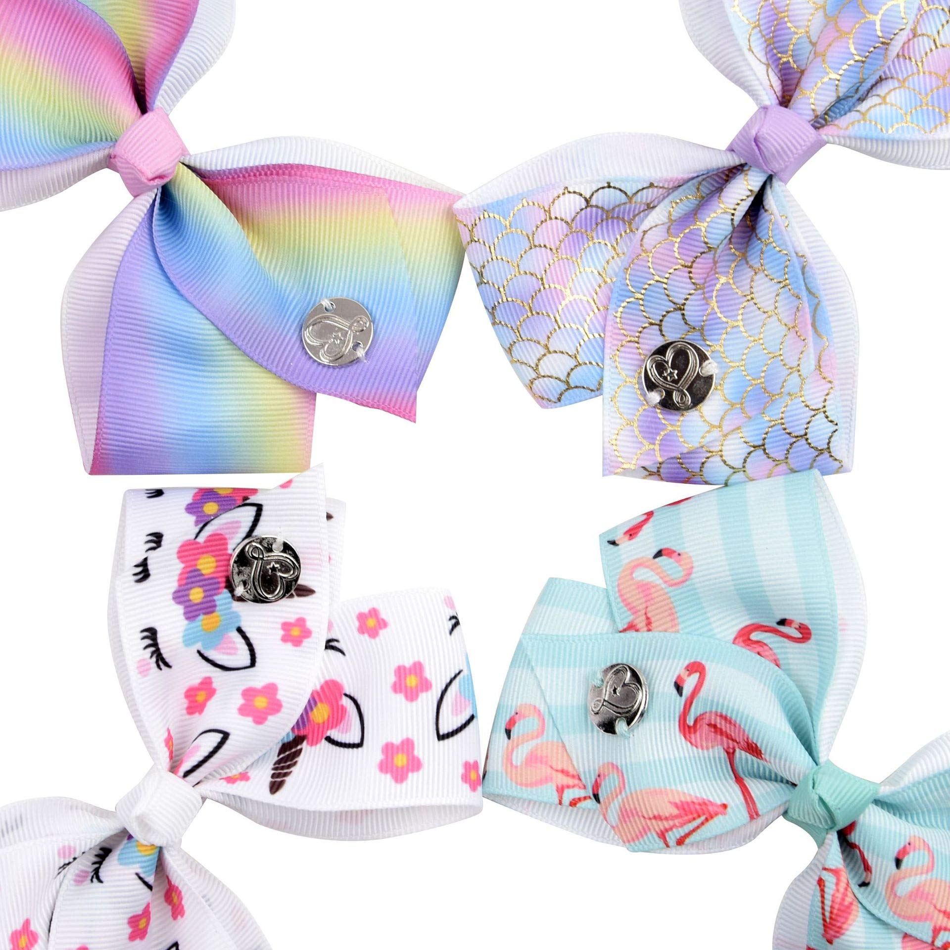 PALAY 6 Pcs Hair Bows for Kids Girls, Unicorn Bow Hair Clips for Girls Hair Accessories Stylish Grosgrain Ribbon and Barrettes Alligator Clips Gift PALAY 6 Pcs Hair Bows for Kids Girls, Unicorn Bow Hair Clips for Girls Hair Accessories Stylish Grosgrain Ribbon and Barrettes Alligator Clips Gift